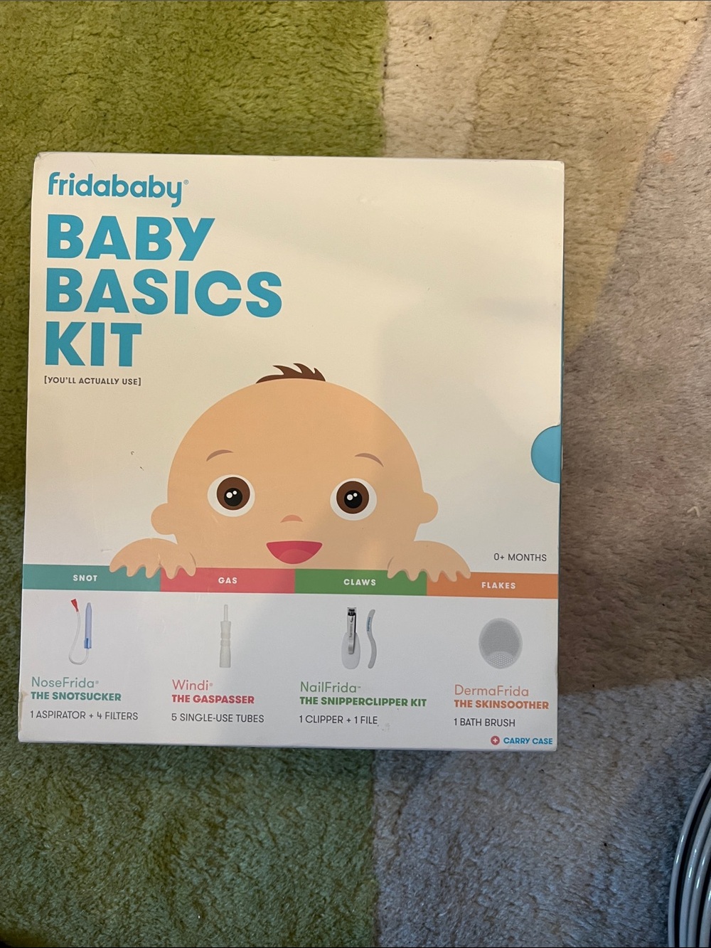 fridababy Baby Basics Kit - White with Blue Accents